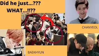 What you didn't notice [Part 2] 180805 ChanBaek Airport Sweet Moment (EXO,Chanyeol,Baekhyun)