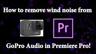 How to remove wind noise from GoPro Audio in Premiere Pro. Quick Audio fix for Karma Grip.