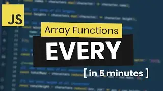 JavaScript Array Every Method Practice in 5 Minutes