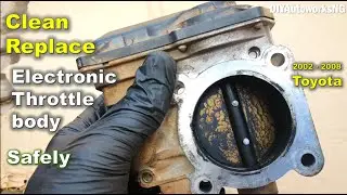 Cleaning an ELECTRONIC Throttle Body: Toyota Throttle Body CLEANING / REPLACE: 2002 - 2008 Corolla