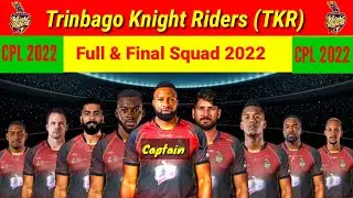 CPL 2022 | Tinbargo Night Riders Final Squad 2022 | TKR Team Players List 2022 | 