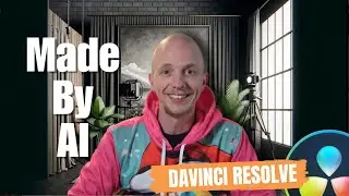 Change your STUDIO BACKDROP using AI in Davinci Resolve