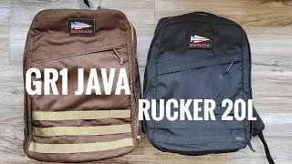 GoRuck JAVA 👀 Re-release GR1 26L vs Goruck Rucker 20L review BEST EDC Backpack