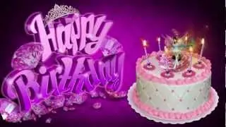 Fairy Princess Cake - HAPPY BIRTHDAY