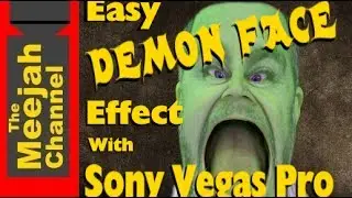 Easy Demon Face effect tutorial in Sony Vegas pro