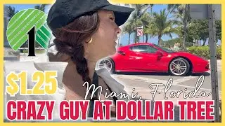 *DOLLAR TREE in MIAMIA FLORIDA | THEY HAVE PRICE MACHINES?! A tropical day at the beach!