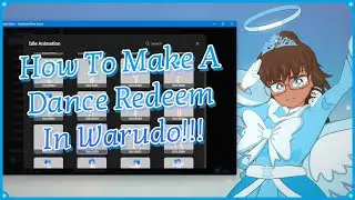 How To Make A Dance Redeem In Warudo!!!