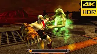 GOD OF WAR – CHAINS OF OLYMPUS [4K UHD 60FPS] KRATOS FIGHT CHARON BOSS FIGHT Scene | ULTRA Graphics