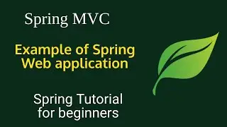 Spring Boot tutorials | Spring boot full  course -  Example for a spring MVC application