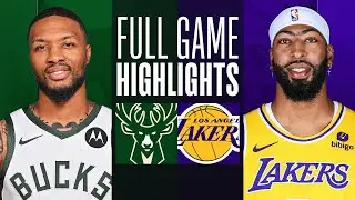 BUCKS at LAKERS | NBA PRESEASON FULL GAME HIGHLIGHTS | October 15, 2023