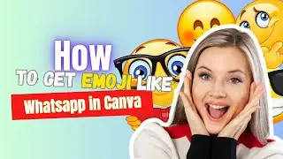 How to add Emojis in Canva | Easy process