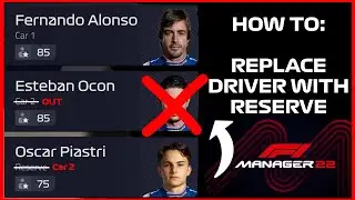 How to PROMOTE your RESERVE DRIVER - F1 Manager 2022 Tutorial