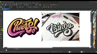 How to Create 3D Text Effects in Coreldraw with the “Freehand Tool” Technique - Ahsan Sabri