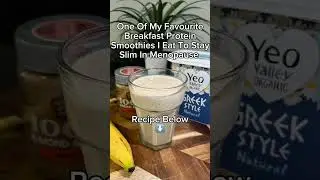 Quick Breakfast Banana Protein Smoothie