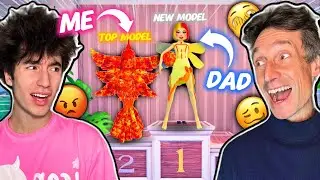 I FORCED my DAD to play Dress to Impress... (GONE WRONG)