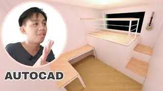 DESIGNING LOFT BED USING AUTOCAD