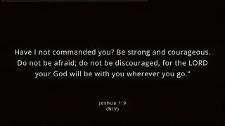Sleep with Scripture (10 hours) | Joshua 1:9 | NIV