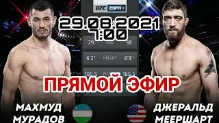 Махмуд Мурадов vs Джеральд Миршерт Жонли Эфир 29.08.21 Mahmud Murodov Прямой Эфир