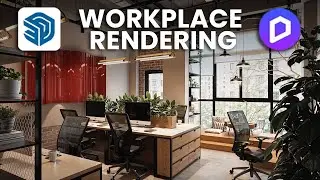 Workplace Rendering for Interior Designers (Full Tutorial)