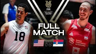 🇺🇸 USA vs 🇷🇸 SRB - Paris 2024 Olympic Qualification Tournament | Full Match - Volleyball