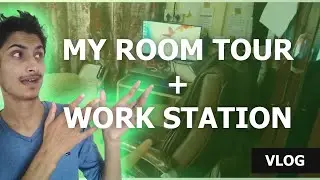 My Room Tour + Work Setup | Room Tour Vlog