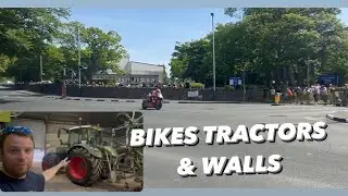 FAST BIKES AT TT RACES & CONCRETE WALLS #OLLYBLOGS #AnswerAsAPercent 1164