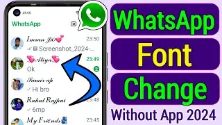 WhatsApp Font Change, Whatsapp font style kaise change kare, whatsapp font style trick, whatsapp