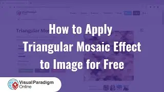 How to Apply Triangular Mosaic Effect to Image for Free
