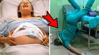 A pregnant girl went for an ultrasound. The doctor fainted upon seeing the screen!