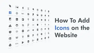 How To Add Icons on HTML Website | Add Font Awesome Icons on website