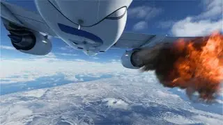 Engine FIRE In Microsoft Flight Simulator 2020 - Emergency Landing