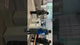 Выборы 2021. Члены УИК стоят возле урны. Село Садовое, Чуйская Область