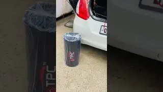 Bass tube in car bass tube installation in car bass tube inbuilt amplifier #youtubeshorts #shorts
