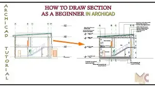 HOW TO DRAW SECTION IN ARCHICAD   