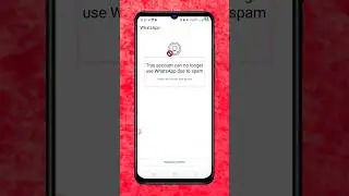 this account can no longer use whatsapp problem solution #shorts #youtubeshorts #viral #tech