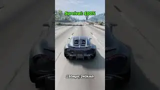 Bugatti Tourbillion vs. 100ft Pothole