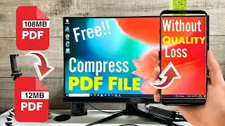 PDF ka size kaise kam kare | How to reduce PDF file size without losing quality | PDF size Reduce |