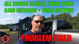 F150 Door ajar fix (ALL DOORS CLOSED & DOOR AJAR MESSAGE ON)