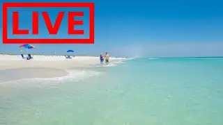 🌎 LIVE Florida Blizzard | Pensacola, Panama City Beach ❄️❄️