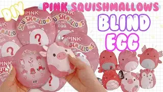 DIY Pink Squishmallows Blind Egg[Free Template]