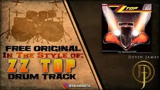 🥁 ZZ Top Style Drum Track - 128 BPM (FREE WAV DOWNLOAD)