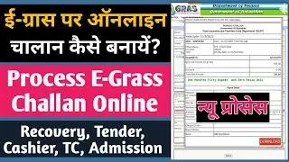 How to Generate Challan on Egrass Portal New Process | e-Grass se challan kaise banaye | GRN Challan