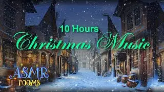 Relaxing Christmas Instrumental Music 10 Hours | Harry Potter Inspired Ambience | Holiday Playlist