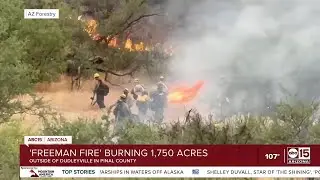 Two large wildfires spark Thursday afternoon