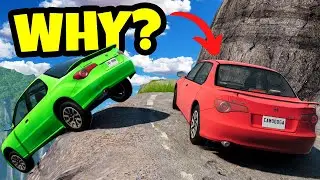 We RACED on a Dangerous Mountain Road in BeamNG Drive Mods Multiplayer!