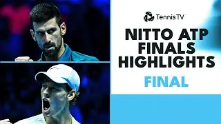 Novak Djokovic vs Jannik Sinner For The Title! 🏆 | Nitto ATP Finals 2023 Final Highlights