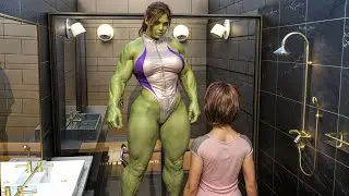 Gamma Glow She Hulk's Bathroom Transformation 2