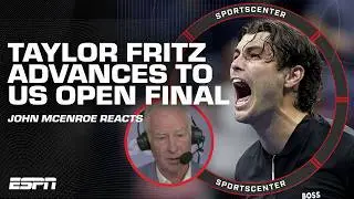 John McEnroe is 'VERY IMPRESSED' by Taylor Fritz after defeat of Frances Tiafoe 🙌 | SportsCenter