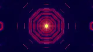 4K fast moving multi color meditation relax background video neon star tunnel screensaver wallpaper