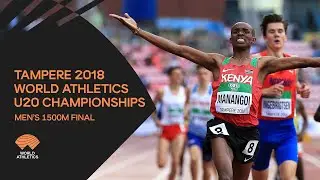 Mens 1500m Final - World Athletics U20 Championships Tampere 2018